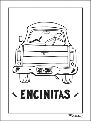 ENCINITAS ~ SURF PICKUP TAIL ~ CATCH A LINE ~ 3:4