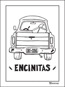 ENCINITAS ~ SURF PICKUP TAIL ~ CATCH A LINE ~ 3:4