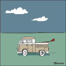 Load image into Gallery viewer, ENCINITAS ~ SURF TRUCK BUS ~ LONGBOARD ~ 1:1