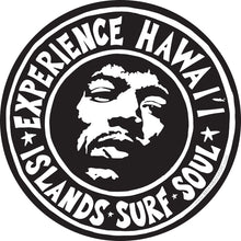 Load image into Gallery viewer, EXPERIENCE HAWAI'I ~ ISLANDS SURF SOUL ~ STICKER ~ 4" ~ SET OF 10