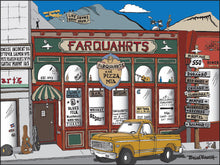 Load image into Gallery viewer, FARQUAHRTS ~ PIZZA MIA ~ DURANGO ~ HISTORIC DOWNTOWN ~ MAIN AVE ~ HWY 550 ~ 3:4