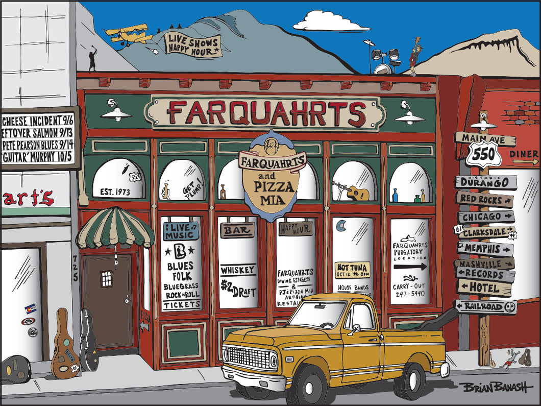 FARQUAHRTS ~ PIZZA MIA ~ DURANGO ~ HISTORIC DOWNTOWN ~ MAIN AVE ~ HWY 550 ~ 3:4