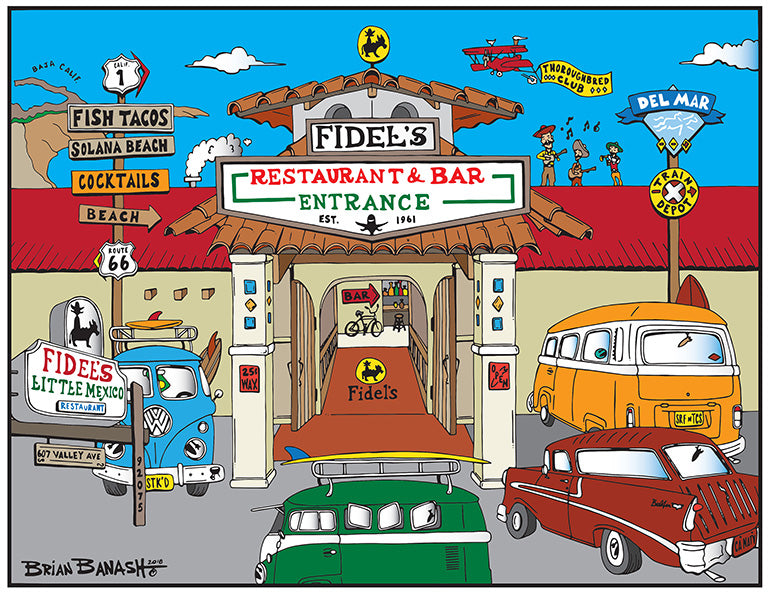 FIDEL'S ~ SOLANA BEACH ~ 3:4
