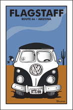 Load image into Gallery viewer, FLAGSTAFF ~ ROUTE 66 ~ ARIZONA ~ SIMPLE DESERT BUS GRILL ~ 2:3
