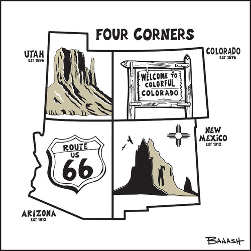 FOUR CORNERS ~ EST DATES ~ 1:1