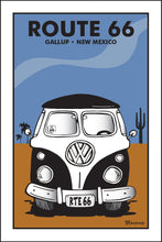 Load image into Gallery viewer, GALLUP ~ ROUTE 66 ~ NEW MEXICO ~ SIMPLE DESERT BUS GRILL ~ 12x18
