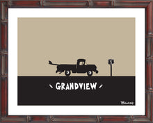 Load image into Gallery viewer, GRANDVIEW ~ LEUCADIA ~ SURF PICKUP ~ BLACK N TAN ~ 3:4