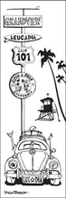 Load image into Gallery viewer, GRANDVIEW ~ SURF ~ LEUCADIA ~ SIGN POST ~ SURF BUG ~ 1:3