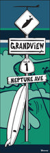 Load image into Gallery viewer, GRANDVIEW ~ LONGBOARD ~ SURF XING ~ OCEAN LINES ~ GOIN' LEFT ~ 1:3