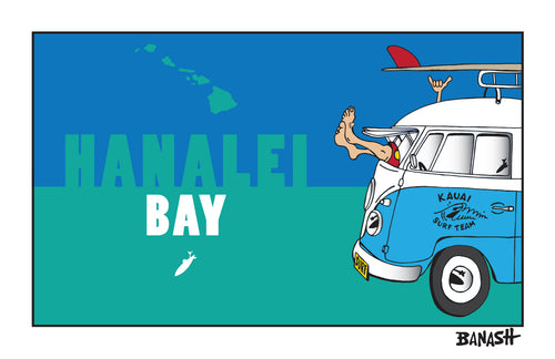 HANALEI BAY ~ GREM 10 ~ SURF BUS ~ SEAFOAM ~ 2:3