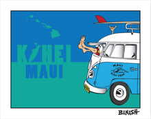 Load image into Gallery viewer, KIHEI TOWN ~ MAUI ~ GREM 10 ~ SURF BUS ~ SEAFOAM ~ 3:4