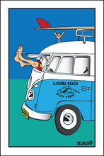 Load image into Gallery viewer, LAGUNA BEACH ~ GREM 10 ~ SURF BUS ~ SURF TEAM ~ SEAFOAM ~ 2:3