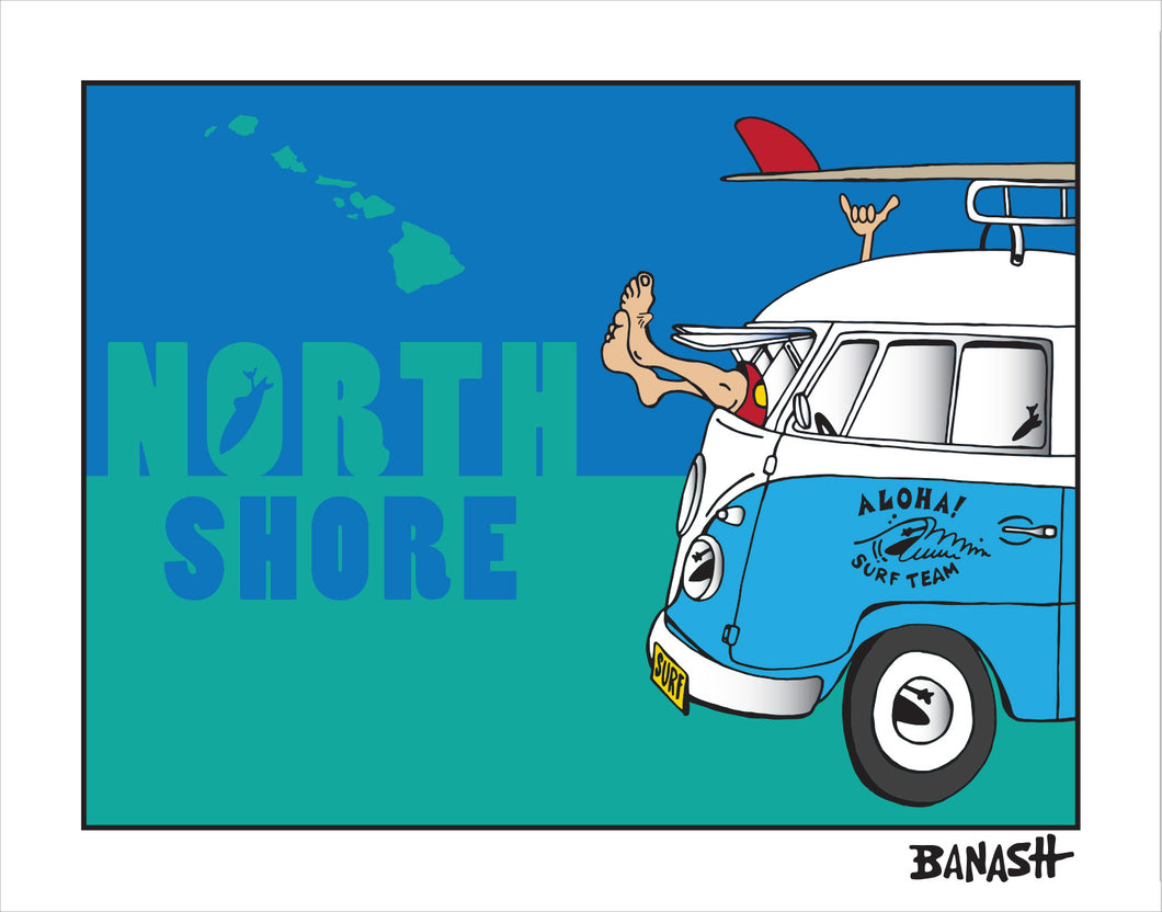 NORTH SHORE ~ HALE'IWA ~ GREM 10 ~ SURF BUS ~ 3:4