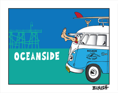 OCEANSIDE ~ GREM 10 ~ SURF BUS ~ PIER ~ 3:4