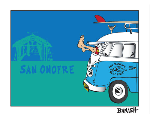 SAN ONOFRE ~ GREM 10 ~ SURF BUS ~ OLD MAN'S SHACK ~ 3:4