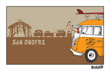 Load image into Gallery viewer, SAN ONOFRE ~ GREM 10 ~ SURF BUS ~ OLD MAN'S SHACK ~ 2:3