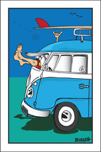 Load image into Gallery viewer, KIHEI TOWN ~ GREM 10 ~ SURF BUS ~ HWY 31 ~ SEAFOAM ~ 2:3