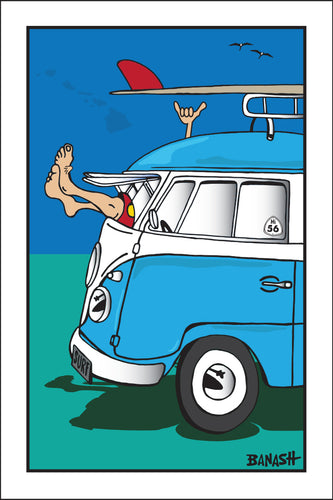 GREM 10 ~ SURF BUS ~ HWY 56 ~ HANALEI ~ HAWAI'I ~ 12x18