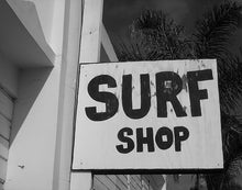 Load image into Gallery viewer, LONGBOARD GROTTO ~ SURF SHOP ~ VINTAGE LEUCADIA ~ HWY 101 ~ 3:4