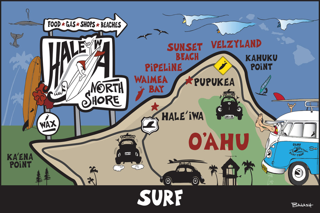 HALE'IWA ~ NORTH SHORE ~ SURF ~ O'AHU ~ HAWAI'I ~ 2:3