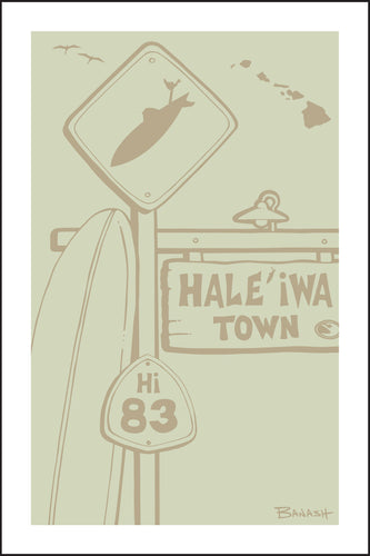 HALE'IWA TOWN ~ SURF XING ~ HWY 83 ~ DRIFTWOOD ~ 2:3