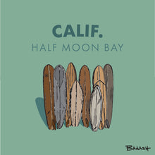 Load image into Gallery viewer, HALF MOON BAY ~ CALIF. ~ VINTAGE SURFBOARD QUIVER