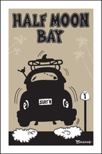 Load image into Gallery viewer, HALF MOON BAY ~ SURF BUG TAIL ~ AIR ~ HWY 1 ~ BLACK N TAN ~ 2:3
