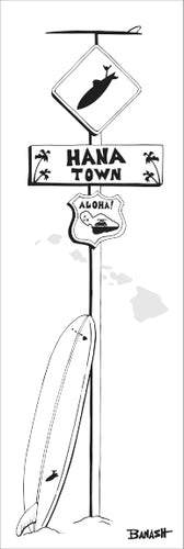 HANA TOWN ~ SURF XING ~ HWY 36 ~ LONGBOARD ~ 1:3