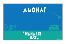 Load image into Gallery viewer, HANALEI BAY ~ ALOHA ~ SURF BUS ~ SEAFOAM ~ 2:3