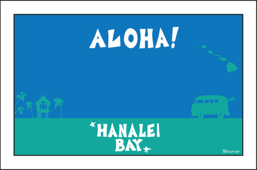 HANALEI BAY ~ ALOHA ~ SURF BUS ~ SEAFOAM ~ 2:3