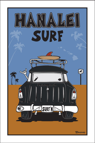 HANALEI SURF ~ SURF NOMAD TAIL ~ SAND LINES ~ 2:3