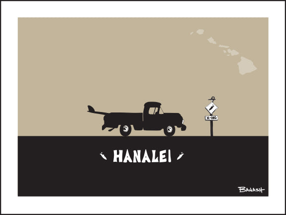HANALEI ~ SURF PICKUP ~ 3:4