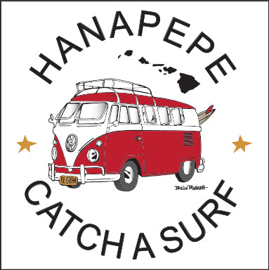 HANAPEPE TOWN ~ KAUA'I ~ CATCH A SURF ~ SURF BUS ~ 1:1