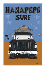 Load image into Gallery viewer, HANAPEPE TOWN ~ SURF ~ KAUA&#39;I ~ SURF NOMAD TAIL ~ SAND LINES ~ 2:3