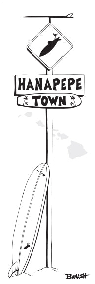 HANAPEPE TOWN ~ SURF XING ~ LONGBOARD ~ 1:3