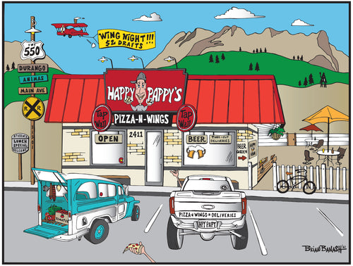 HAPPY PAPPY'S PIZZA ~ DURANGO ~ 3:4