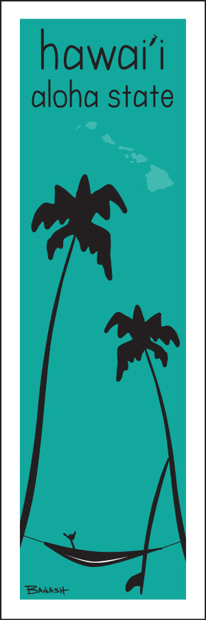 HAWAI'I ~ ALOHA STATE ~ HAMMOCK ~ SHAKA ~ SURFBOARD ~ 1:3