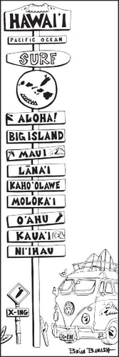 HAWAI'I ~ ISLANDS ~ SURF ~ 1:3