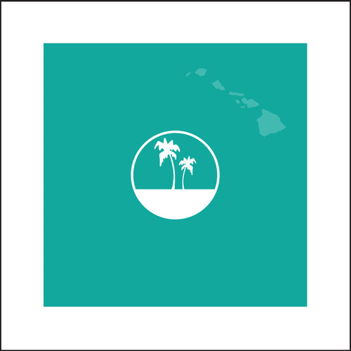 HAWAI'I ~ PALMS SAND ~ SEAFOAM ~ 1:1
