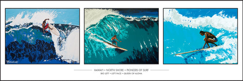 HAWAI'I ~ PIONEERS OF SURF ~ BIG LEFT ~ LEFT FACE ~ QUEEN OF ALOHA ~ 1:3
