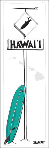 HAWAI'I ~ LONGBOARD ~ SURF XING ~ SEAFOAM ~ 1:3