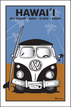 Load image into Gallery viewer, HAWAI'I ~ SIMPLE SURF BUS GRILL ~ LONGBOARD ~ SAND LINES ~ 2:3