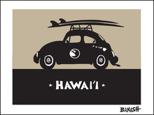 Load image into Gallery viewer, HAWAI&#39;I ~ SURF BUG ~ BLACK N&#39; TAN ~ 3:4