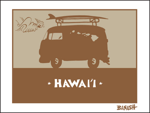 HAWAI'I ~ SURF BUS ~ CATCH SAND ~ 3:4