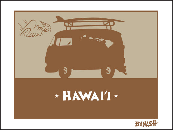 HAWAI'I ~ SURF BUS ~ CATCH SAND ~ 3:4