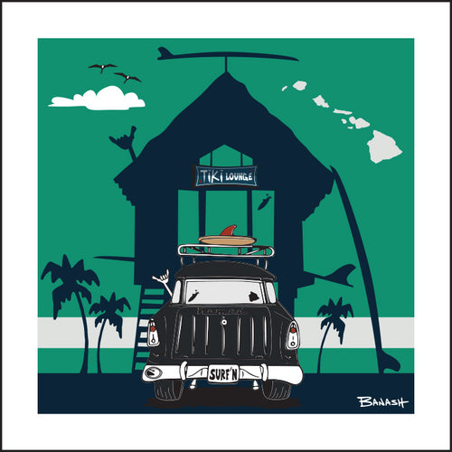 SURF HUT ~ NOMAD PORT ~ TIKI LOUNGE ~ HAWAI'I ~ 1:1