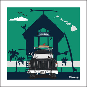 SURF HUT ~ NOMAD PORT ~ TIKI LOUNGE ~ HAWAI'I ~ 1:1
