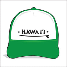 Load image into Gallery viewer, HAWAI'I ~ SURFBOARD ~ GRAPHIC HAT