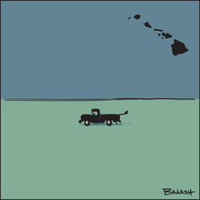 Load image into Gallery viewer, HAWAIIAN ISLANDS ~ SURF PICKUP ~ LONGBOARD