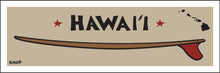 Load image into Gallery viewer, HAWAII ~ RED FIN ~ SURFBOARD ~ 8x24